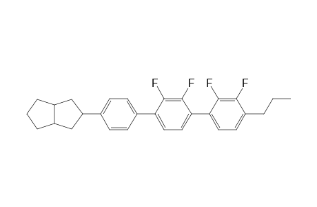 2-[4-[4-(2,3-difluoro-4-propyl-phenyl)-2,3-difluoro-phenyl]phenyl]-1,2,3,3a,4,5,6,6a-octahydropentalene