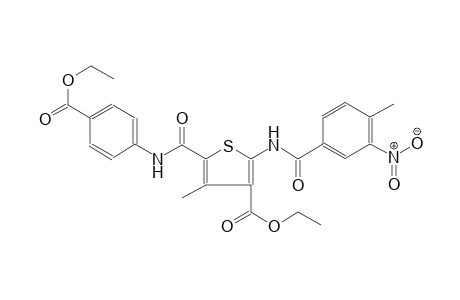 3-thiophenecarboxylic acid, 5-[[[4-(ethoxycarbonyl)phenyl]amino]carbonyl]-4-methyl-2-[(4-methyl-3-