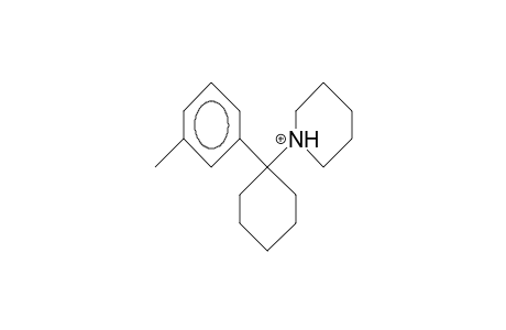 1-(3-Tolyl)-1-piperidinyl-cyclohexane cation