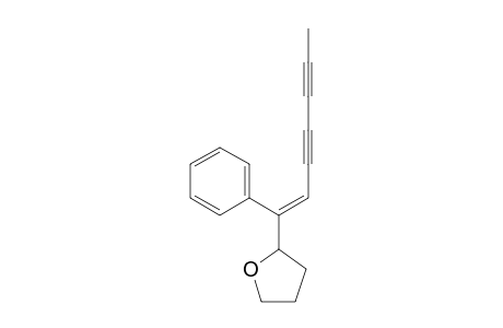 (E)-1-Phenyl-1-tetrahydrofuranylhepta-1-en-3,5-diyne