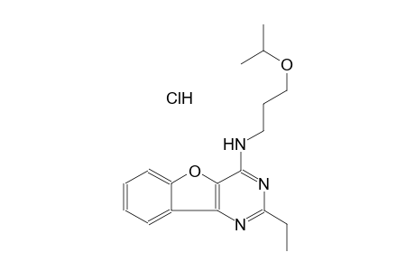 2-ethyl-N-(3-isopropoxypropyl)[1]benzofuro[3,2-d]pyrimidin-4-amine hydrochloride