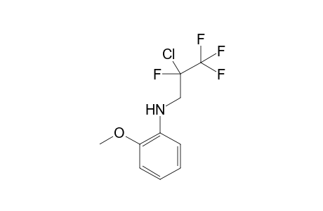 N-(2-Chloro-2,3,3,3-tetrafluoropropyl)-2-methoxyaniline