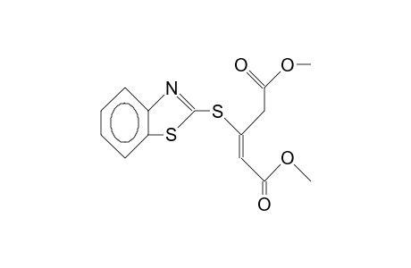 (E)-3-(1,3-Benzothiazol-2-ylthio)-pent-2-enedioic acid, dimethyl ester