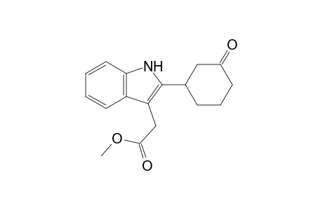 Methyl 2-(3-oxocyclohexyl)indole-3-ethanoate