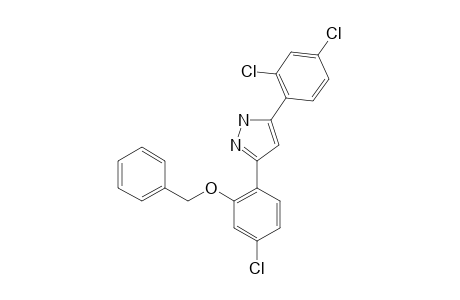 3(5)-(2-BENZYLOXY-4-CHLOROPHENYL)-5(3)-(2,4-DICHLOROPHENYL)-PYRAZOLE