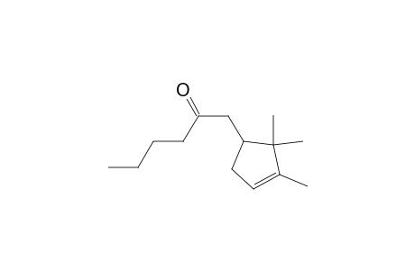2-Hexanone, 1-(2,2,3-trimethyl-3-cyclopenten-1-yl)-, (R)-