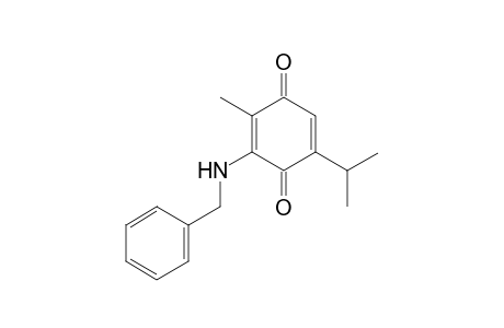 5-Isopropyl-2-methyl-3-(benzylamino)-1,4-benzoquinone