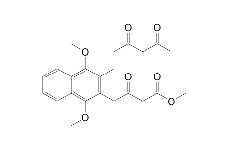 4-[3-(3,5-diketohexyl)-1,4-dimethoxy-2-naphthyl]-3-keto-butyric acid methyl ester