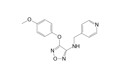 4-(4-Methoxyphenoxy)-N-(pyridin-4-ylmethyl)-1,2,5-oxadiazol-3-amine
