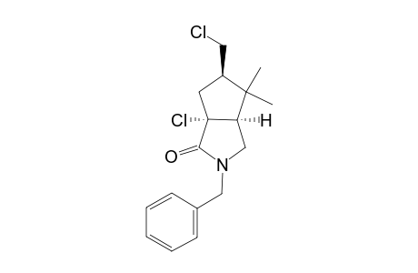 3-Benzyl-3-aza-1-chloro-7-(chloromethyl)-6,6-dimethyl-2-oxobicyclo[3.3.0]octane