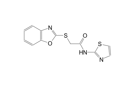 2-(1,3-benzoxazol-2-ylsulfanyl)-N-(1,3-thiazol-2-yl)acetamide