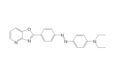 2-[4-[4'-(Diethylaminophenyl)diazo]phenyl]oxazolo[4,5-b]pyridine