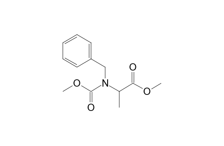 2-[benzyl(carbomethoxy)amino]propionic acid methyl ester