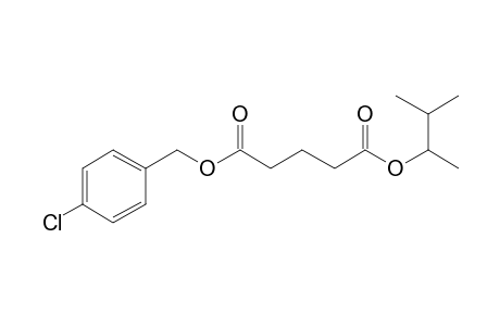 Glutaric acid, 3-methylbut-2-yl 4-chlorobenzyl ester