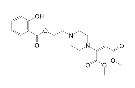 1-[2-(2-Hydroxybenzoyloxyl)eth-1-yl]-4-[(E)-1,2-(dimethoxycarbonyl)ethen-1-yl]piperazine