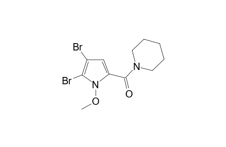 4,5-Dibromo-1-methoxypyrrole-2-(piperidyl)carboxamide