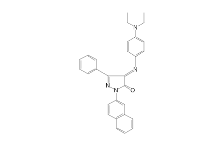 4-{[p-(DIETHYLAMINO)PHENYL]IMINO}-1-(2-NAPHTHYL)-3-PHENYL-2-PYRAZOLIN-5-ONE