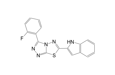 1H-indole, 2-[3-(2-fluorophenyl)[1,2,4]triazolo[3,4-b][1,3,4]thiadiazol-6-yl]-