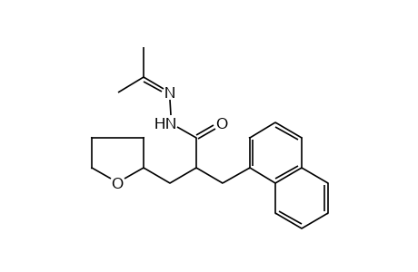 alpha-(1-NAPHTHYLMETHYL)TETRAHYDRO-2-FURANPROPIONIC ACID, ISOPROPYLIDENEHYDRAZIDE