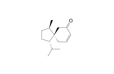 (1S,4R,5R)-4-methyl-1-propan-2-ylspiro[4.5]dec-8-en-7-one