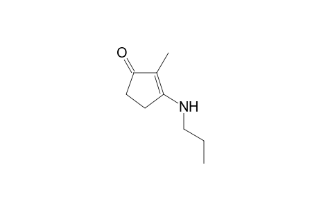 2-Cyclopentenone, 2-methyl-3-propylamino-