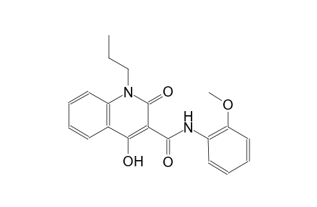 4-hydroxy-N-(2-methoxyphenyl)-2-oxo-1-propyl-1,2-dihydro-3-quinolinecarboxamide