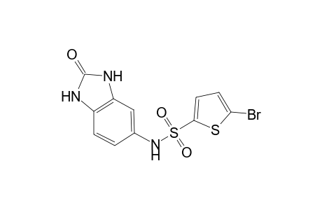 2-Thiophenesulfonamide, 5-bromo-N-(2,3-dihydro-2-oxo-1H-1,3-benzimidazol-5-yl)-