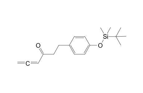 1-[4-(t-Butyldimethylsilanyloxy)phenyl]hexa-4,5-dien-3-one