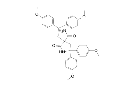 3-Pyrrolidinecarboxamide, 4-[2,2-bis(4-methoxyphenyl)ethenyl]-5,5-bis(4-methoxyphenyl)-2-oxo-