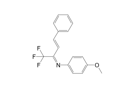 4-Methoxy-N-((E)-1,1,1-trifluoro-4-phenylbut-3-en-2ylidene)aniline