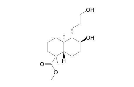 Methyl ent-8beta,13-dihydroxy-14,15,16,20-tetranorlabdan-19-oate