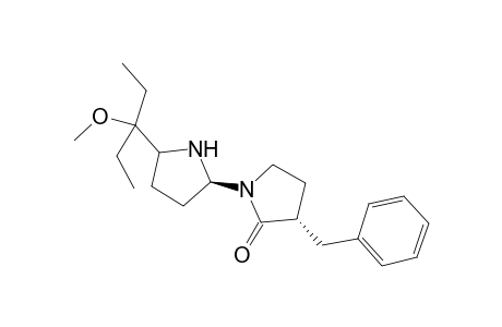 (S,S)-3-Benzyl-N-(5-(1-methoxy-1-ethylpropyl)pyrrolidin-2-yl)pyrrolidin-2-one
