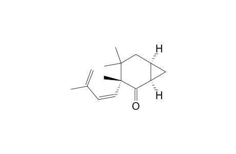 Bicyclo[4.1.0]heptan-2-one, 3,4,4-trimethyl-3-(3-methyl-1,3-butadienyl)-, [1.alpha.,3.alpha.(Z),6.alpha.]-(.+-.)-