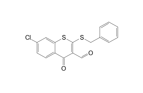 7-Chloro-2-benzylthio-4-oxo-4H-1-benzothiin-3-carbaldehyde