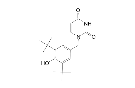 Pyrimidine-2,4(1H,3H)-dione, 1-(3,5-ditert-butyl-4-hydroxybenzyl)-