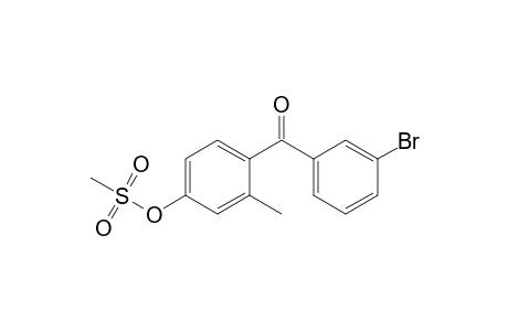 4-(3-Bromobenzoyl)-3-methylphenyl methane sulfonate
