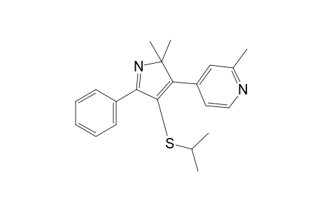 4-[2,2-dimethyl-4-(isopropylhtio)-5-phenyl-2H-pyrrol-3-yl]-2-picoline
