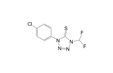 1-(4-chlorophenyl)-4-(difluoromethyl)-1,4-dihydro-5H-tetraazole-5-thione
