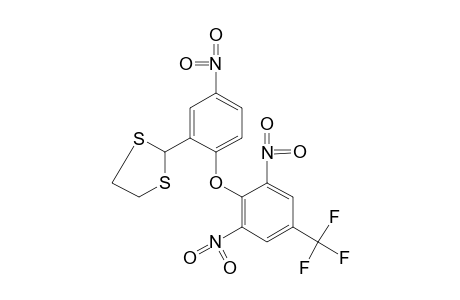 2-{2-[(2,6-DINITRO-alpha,alpha,alpha-TRIFLUORO-p-TOLYL)OXY]-5-NITROPHENYL}-1,3-DITHIOLANE