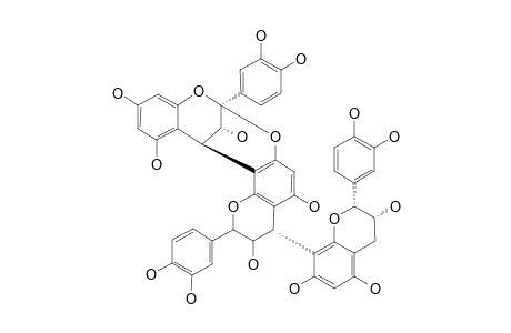 CINNAMTANNIN-B1;EPICATECHIN-(4-BETA->8,2-BETA->O->7)-EPICATECHIN-(4-ALPHA->8)-EPICATECHIN