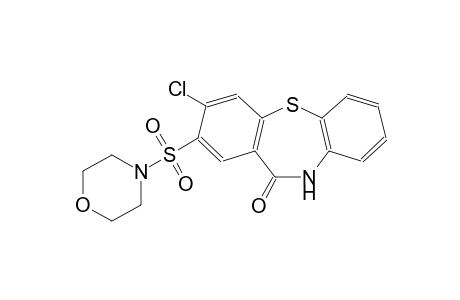 dibenzo[b,f][1,4]thiazepin-11(10H)-one, 3-chloro-2-(4-morpholinylsulfonyl)-