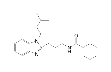 cyclohexanecarboxamide, N-[3-[1-(3-methylbutyl)-1H-benzimidazol-2-yl]propyl]-