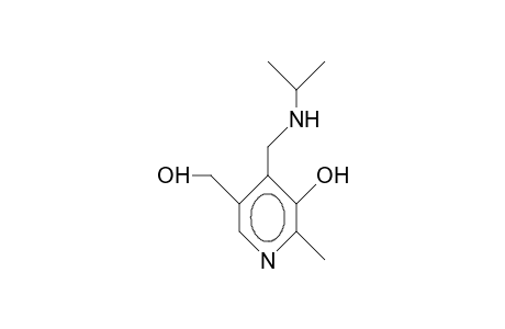 N-(<3-Hydroxy-5-hydroxymethyl-2-methyl-pyrid-4-yl>-methyl)-2-amino-propane