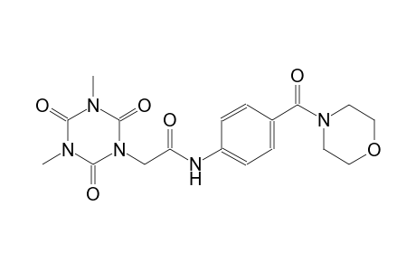 1,3,5-triazine-1-acetamide, hexahydro-3,5-dimethyl-N-[4-(4-morpholinylcarbonyl)phenyl]-2,4,6-trioxo-