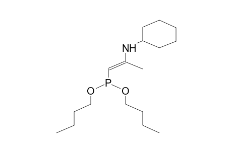 O,O-DIBUTYL(BETA-METHYL-BETA-CYCLOHEXYLAMINOVINYL)PHOSPHONITE