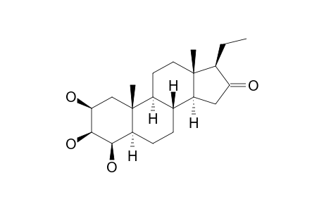 2-BETA,3-BETA,4-BETA-TRIHYDROXYPREGNAN-16-ONE