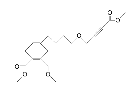 1-Methoxycarbonyl-2-methoxymethyl-4-(4-[3-methoxycarbonyl-2-propynyloxy]-butyl)-1,4-cyclohexadiene