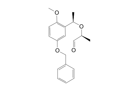 (2S)-2-[(1R)-1-(2-methoxy-5-phenylmethoxy-phenyl)ethoxy]propanal