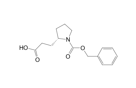 2-Pyrrolidinepropanoic acid, 1-[(phenylmethoxy)carbonyl]-, (S)-