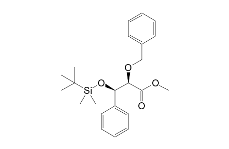 Methyl (2R*,3R*)-2-Benzyloxy-3-tert-butyldimethylsilyloxy-3-phenylpropanoate